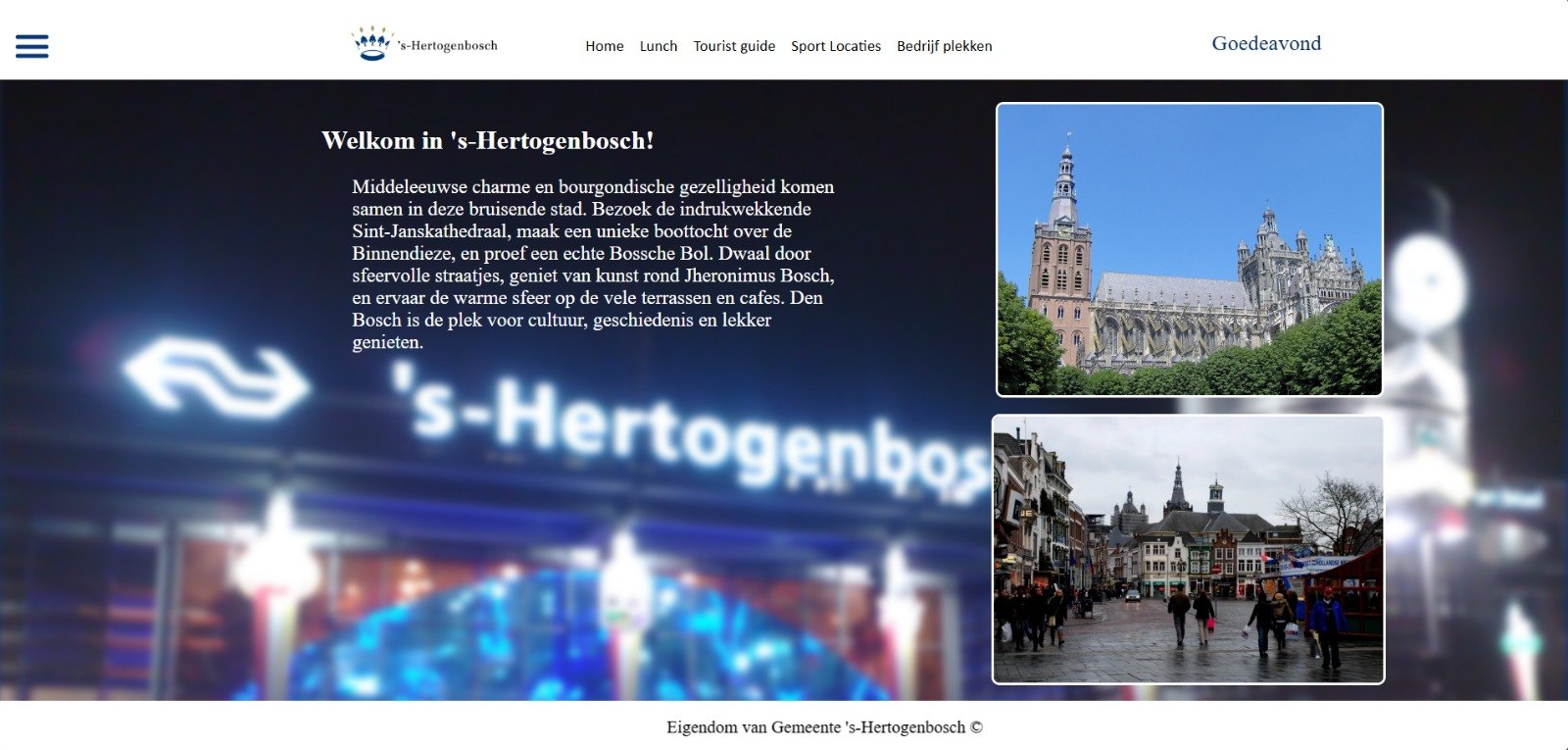 Gemeente Den Bosch website
